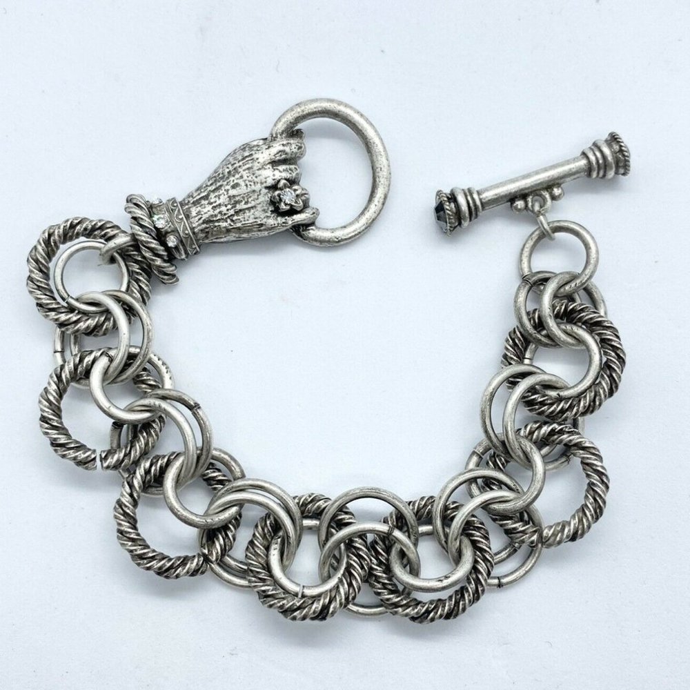Sweet Romance Silver Chain Bracelet